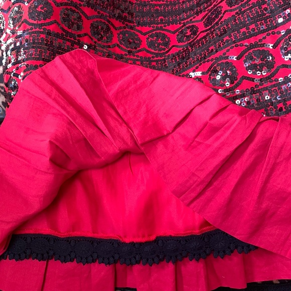 Anthropologie Sequined Suelta Skirt  8 - Picture 6 of 11